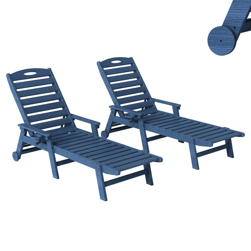 Outdoor Lounge Chairs Set of 2