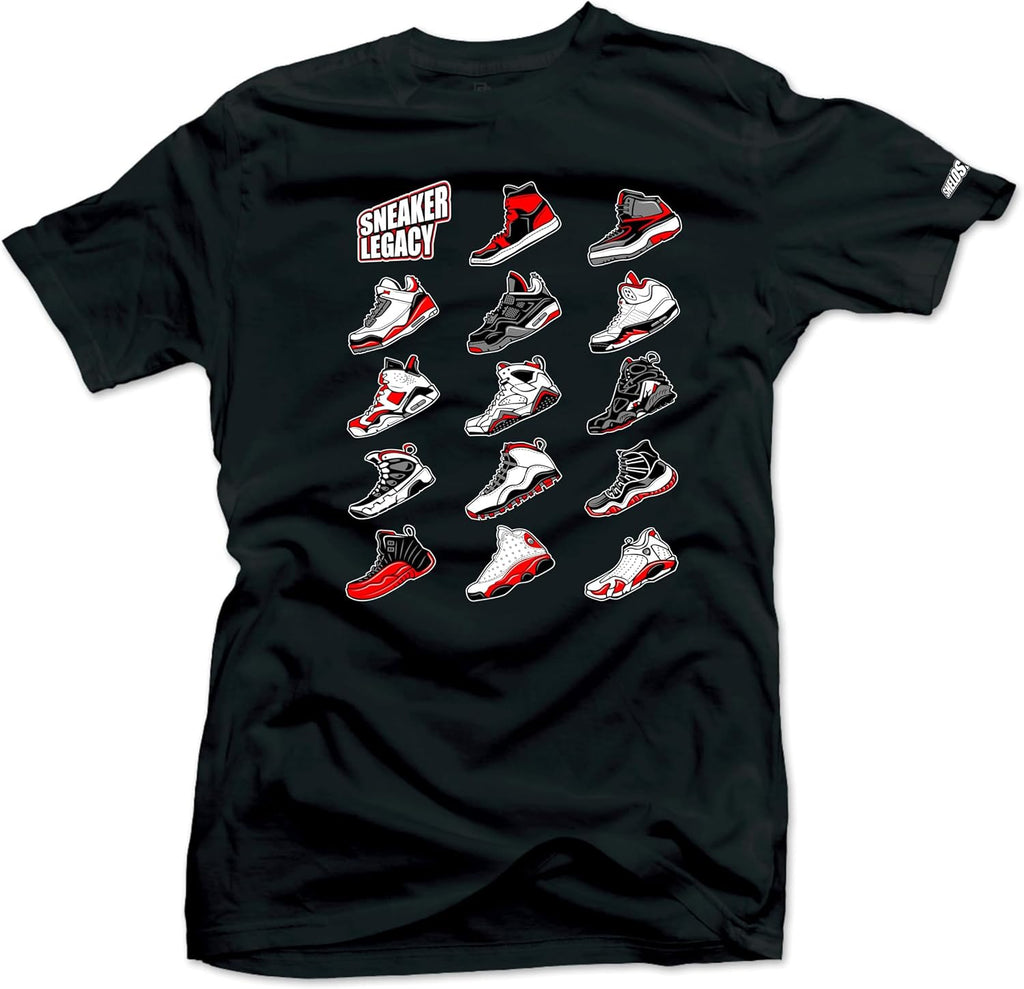 SNELOS Sneaker Matching Graphic Tee for Men Cotton Streetwear T Shirt Casual Everyday Top