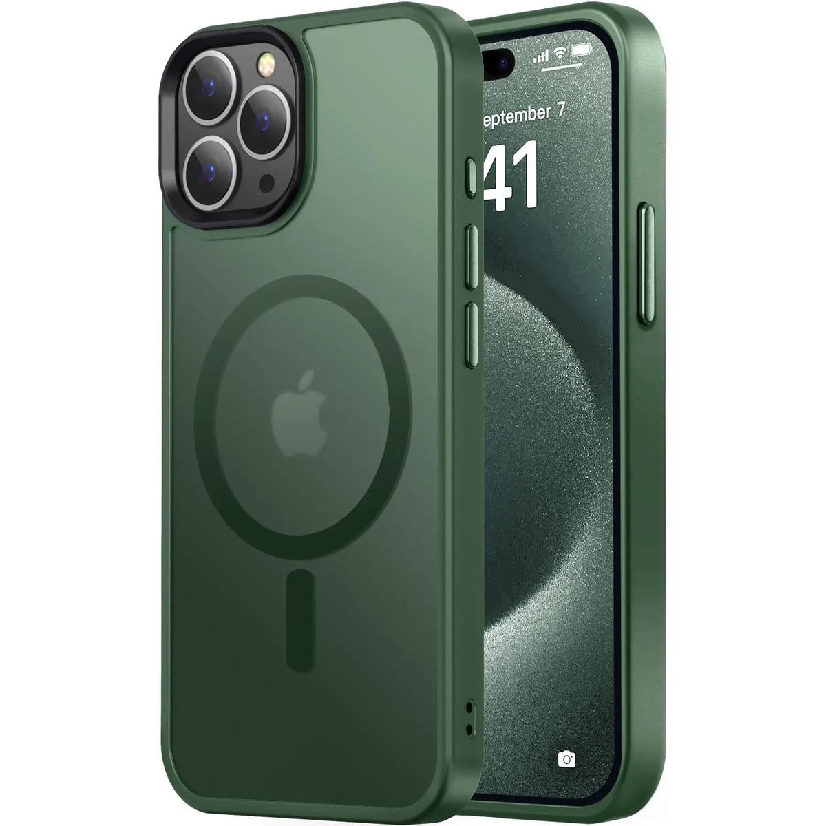 Entronix [Magnetic] Case Compatible with iPhone 14 Pro Max - Translucent Frosted Matte