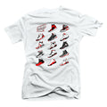SNELOS Sneaker Matching Graphic Tee for Men Cotton Streetwear T Shirt Casual Everyday Top