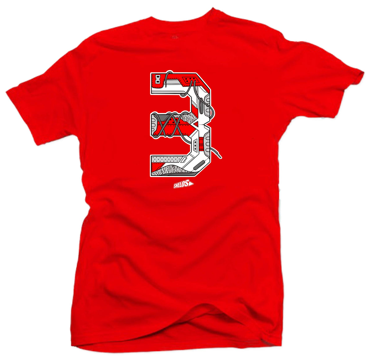 SNELOS Sneaker Outfit Graphic Tee for Men Soft Cotton Streetwear T Shirt Casual Top for Sneaker Lovers