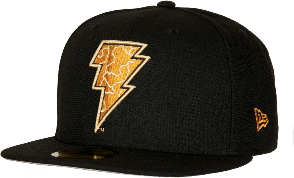 New Era Black Adam Logo 59Fifty Fitted Hat
