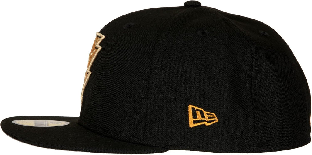 New Era Black Adam Logo 59Fifty Fitted Hat