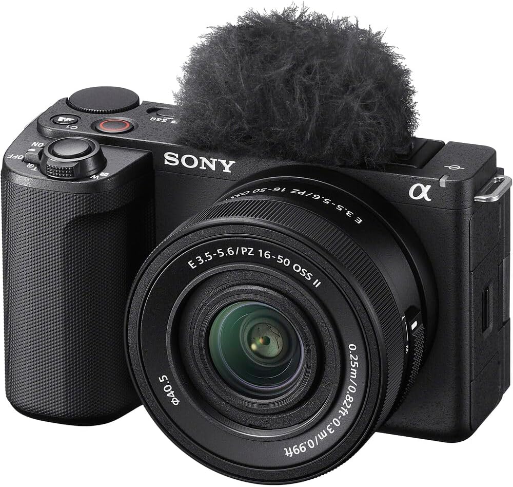 Sony ZV-E10 II Mirrorless APS-C Vlog Camera w/ 16-50mm Lens Black Bundle
