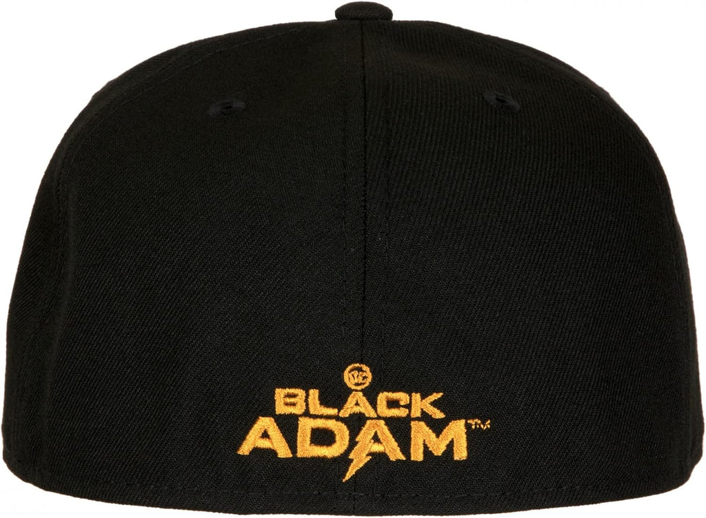 New Era Black Adam Logo 59Fifty Fitted Hat
