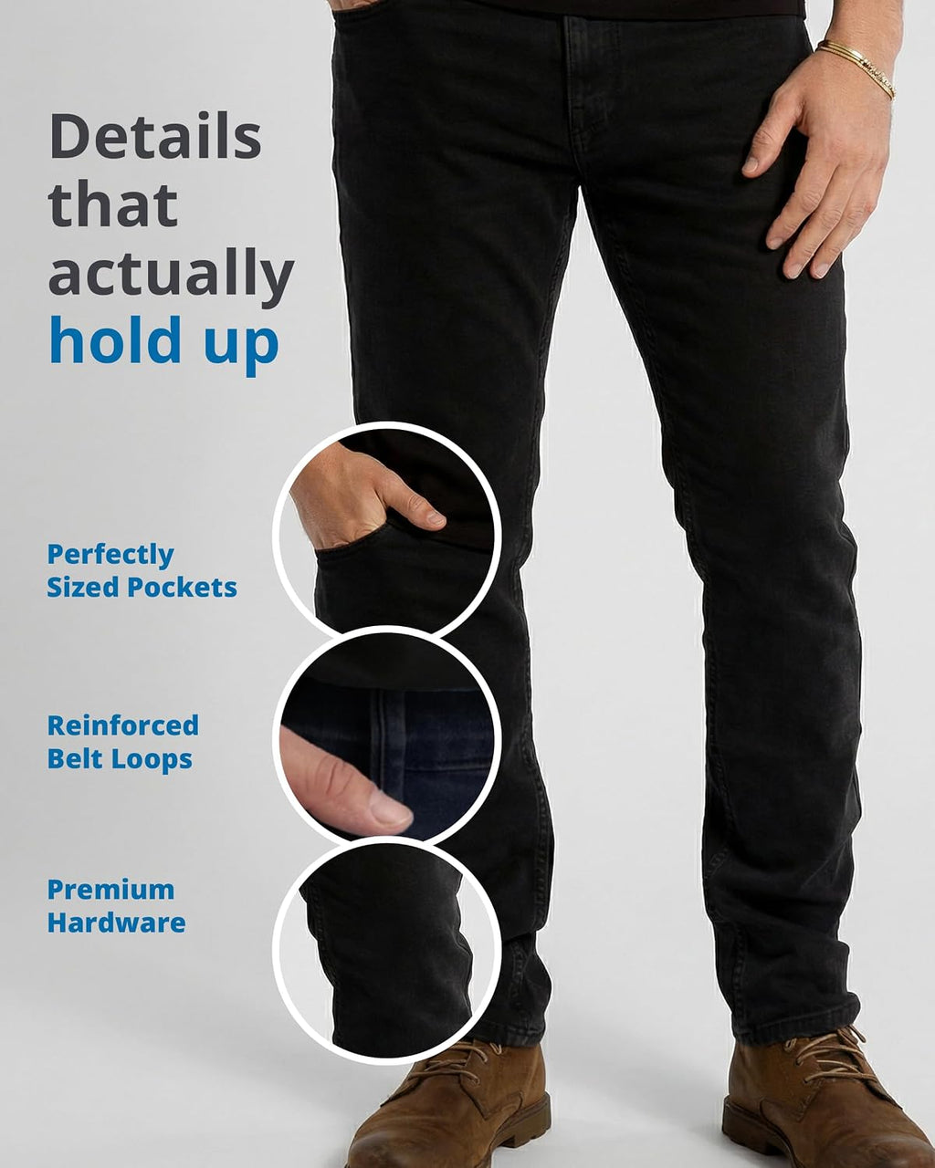 The Perfect Jean Thick Slim Fit 99% Cotton