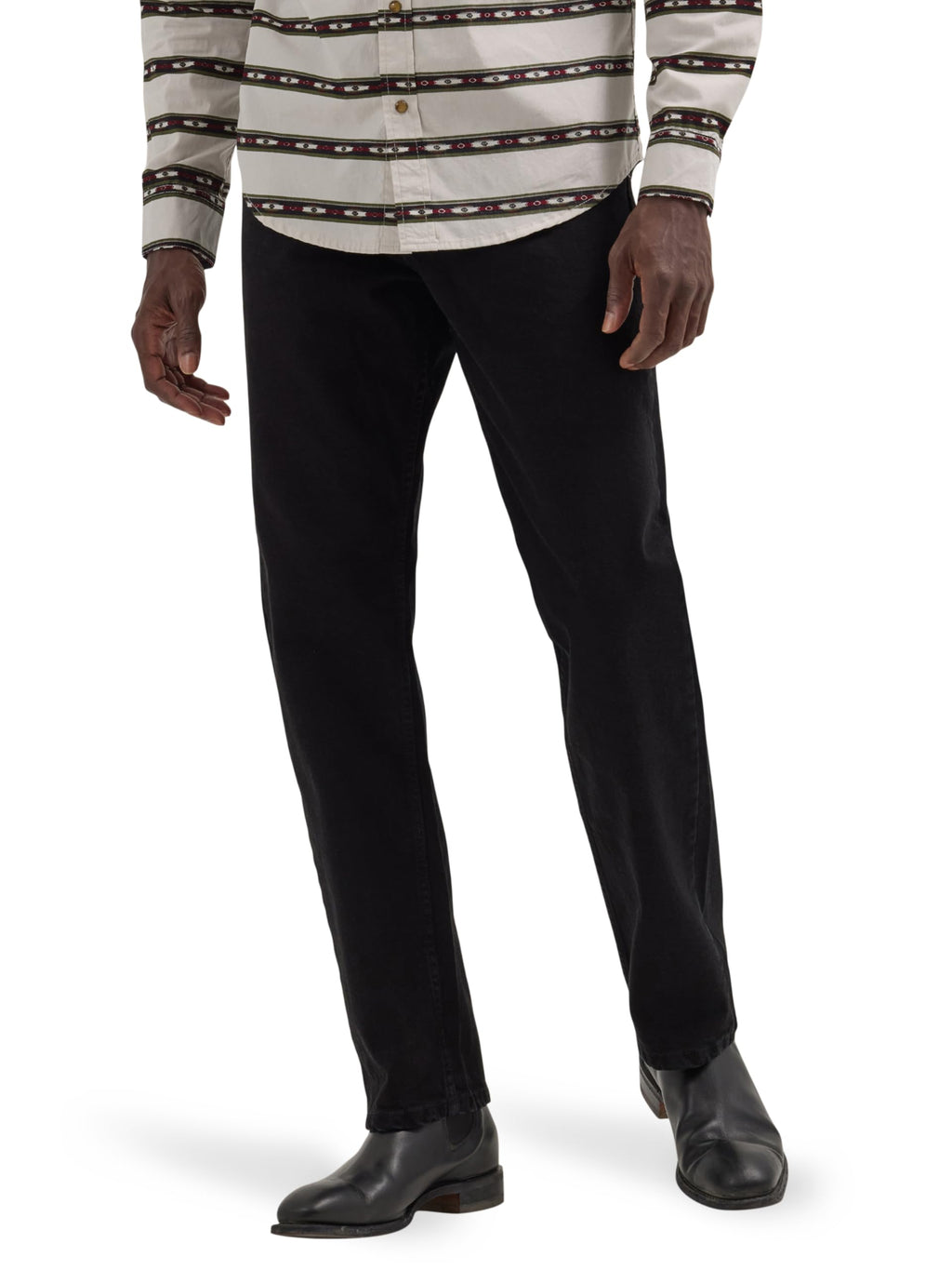 Wrangler Mens Men's Free-to-Stretch Relaxed Fit Jean
