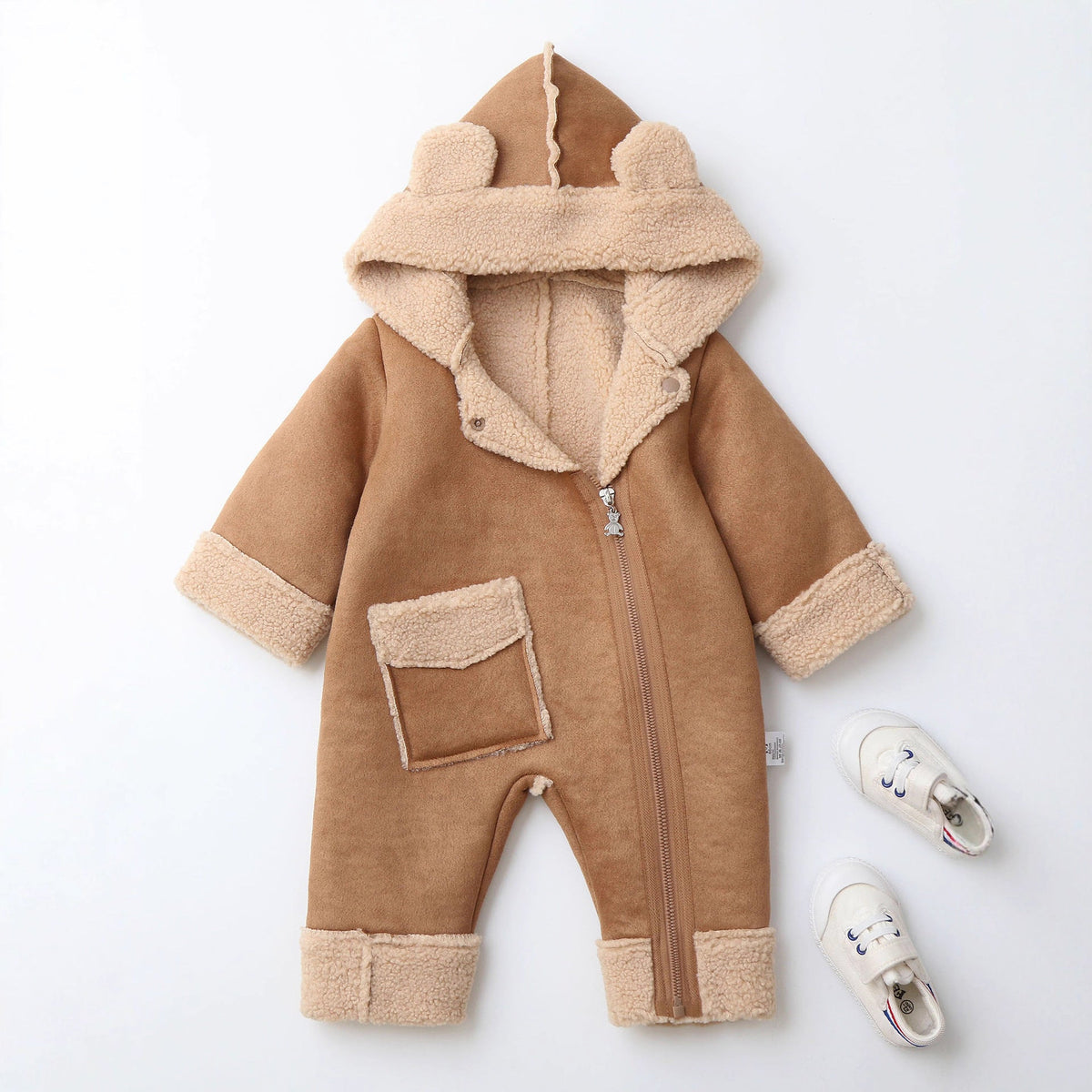 Winter Infant Fleece-lined Jumpsuit Baby