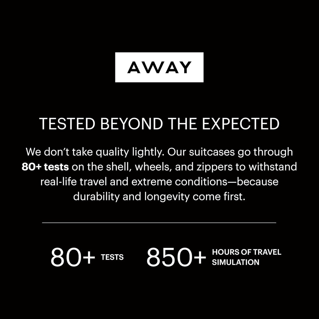 Away Trunk Checked Luggage, 31-inch Lightweight Hardside Spinner Suitcase
