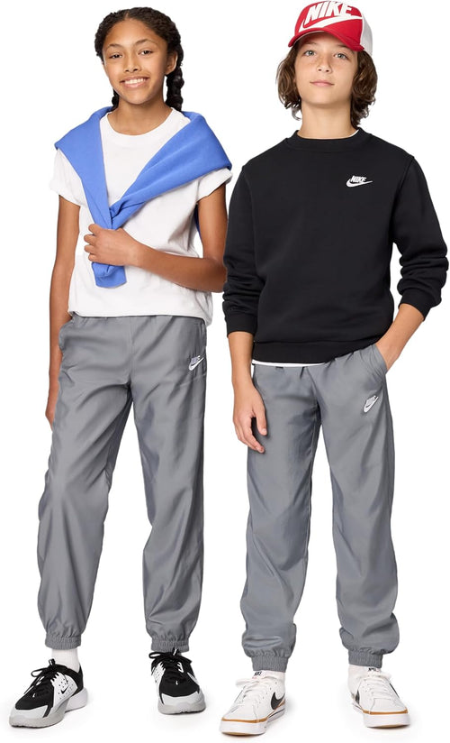 Nike Unisex Big Kids' Sportswear Club Woven Joggers - Boys and Girls Pants