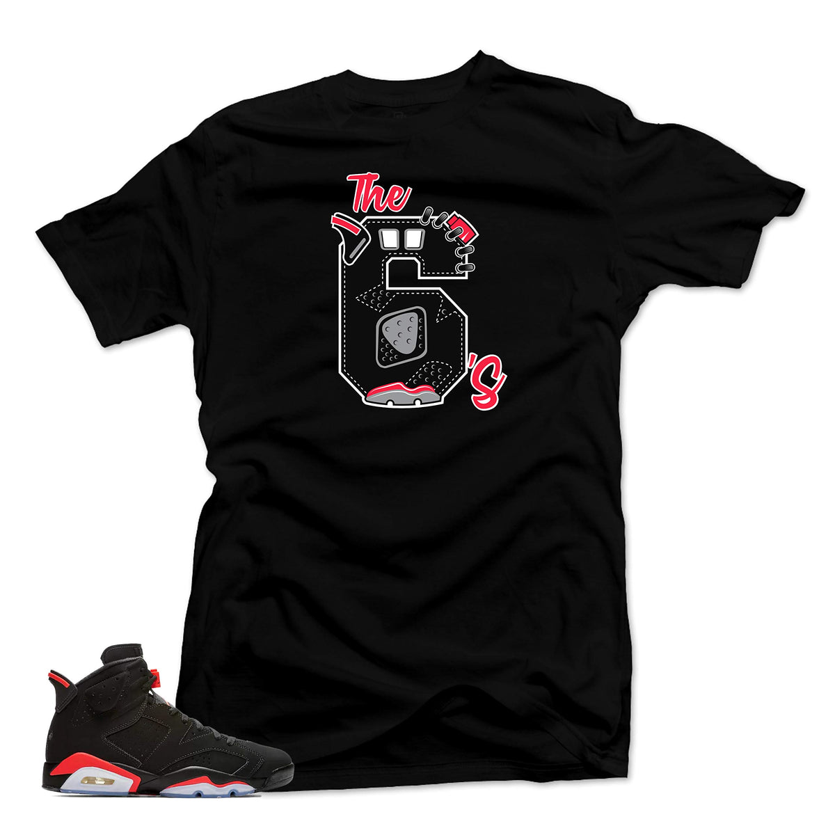 SNELOS Sneaker Matching Graphic T Shirt for Men Breathable Cotton Streetwear Tee Casual Style