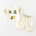 Boys' Summer Outfit Cute 3D Elephant Design, Breathable And Lightweight For Outdoor Wear