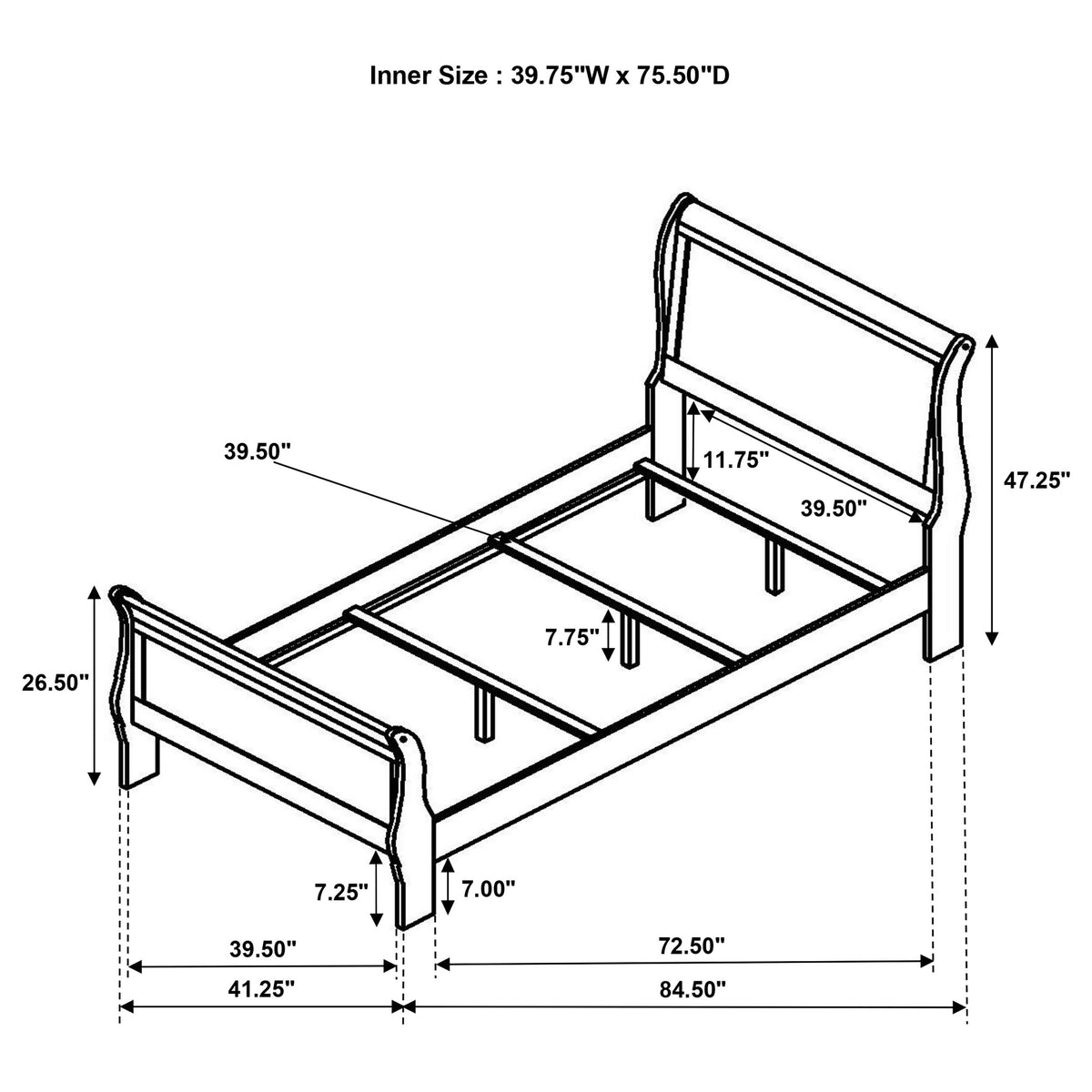 McKee Twin Bed