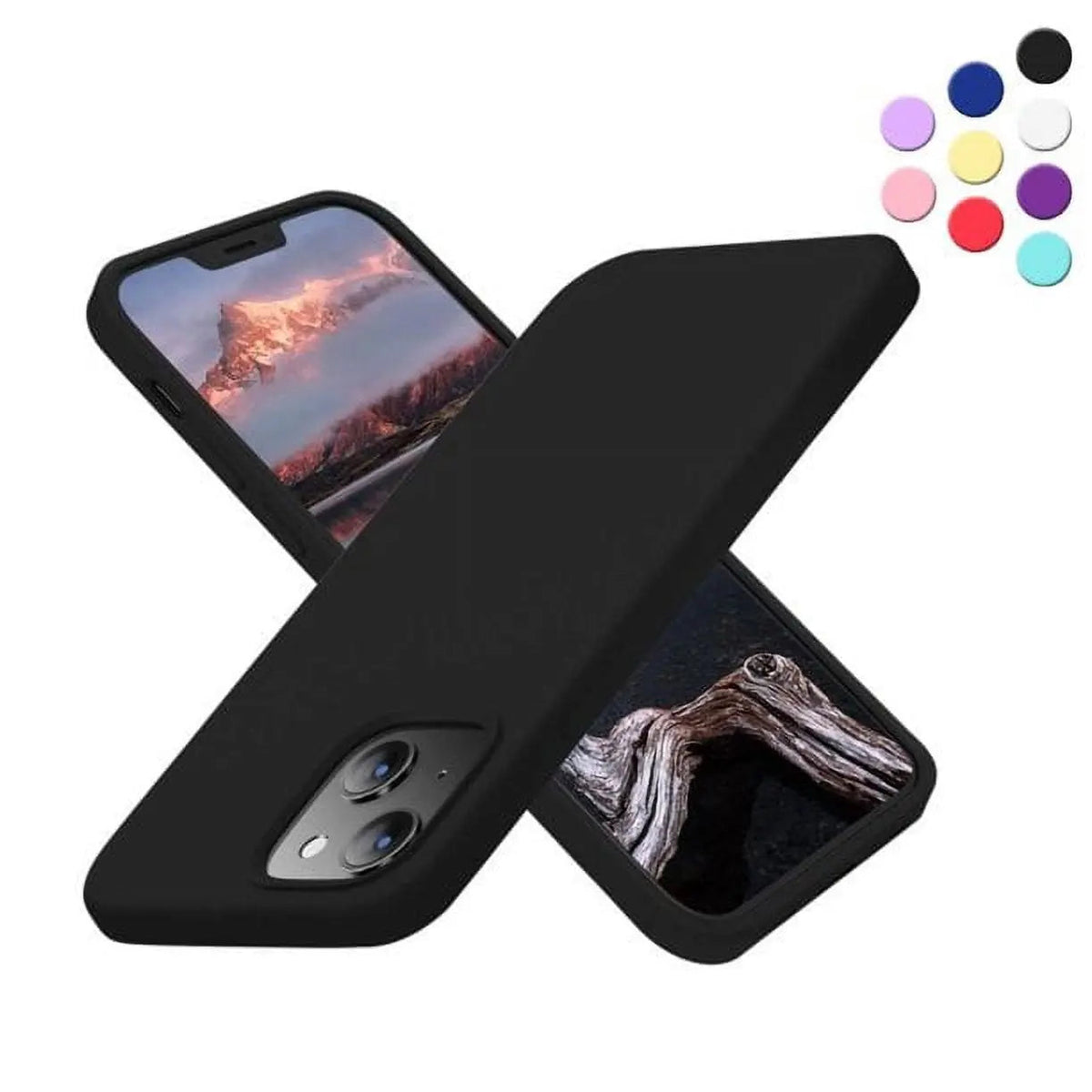 Entronix Case Compatible with iPhone 13 Mini - Soft-Touch Liquid Silicone