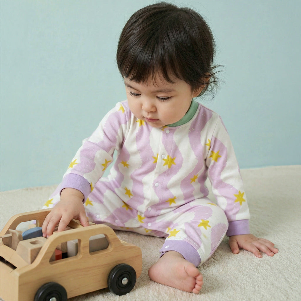 Cotton Long-sleeve Romper For Babies