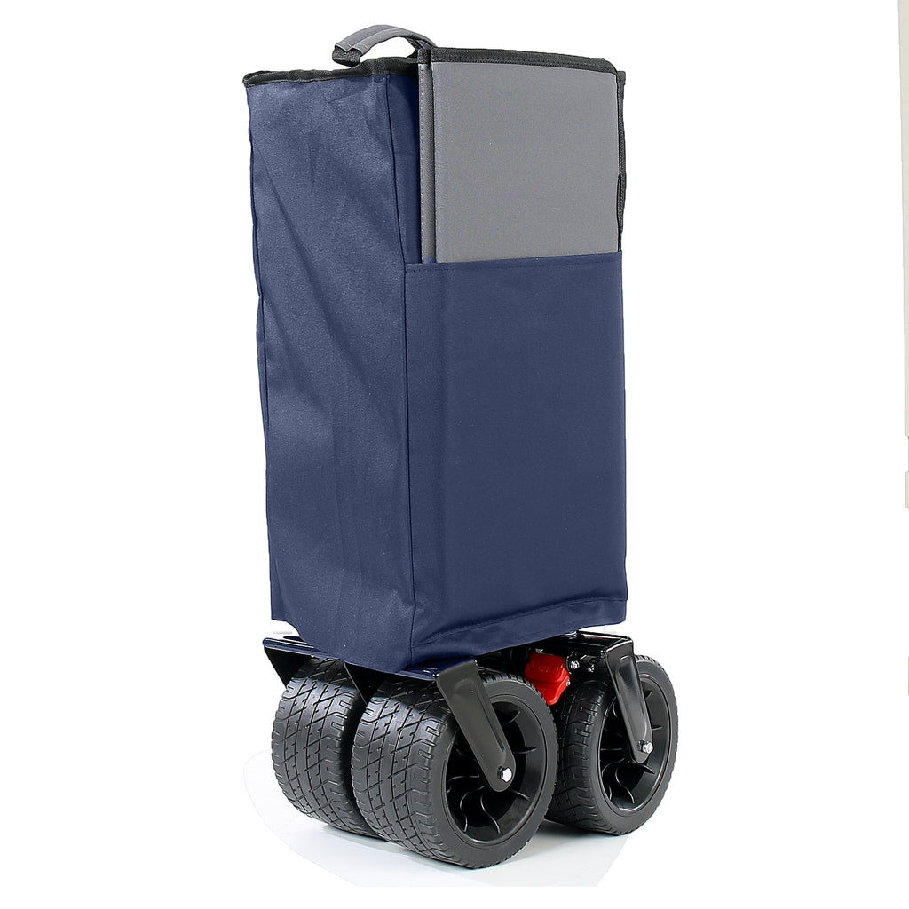 300L Heavy Duty Beach Wagon with Expandable Tailgate - Garden Cart
