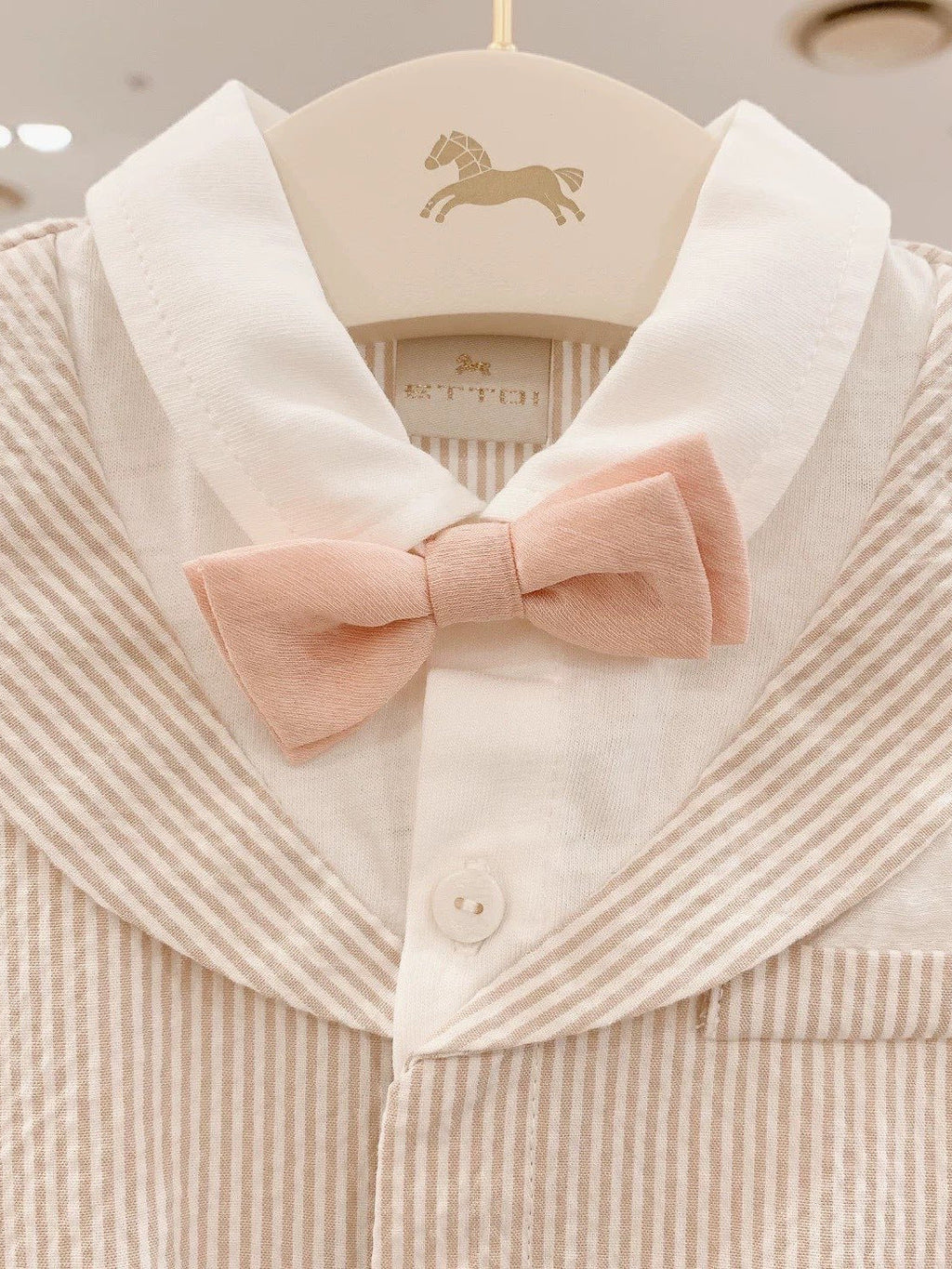 New Arrival Cute Bow-tie Romper For Boys