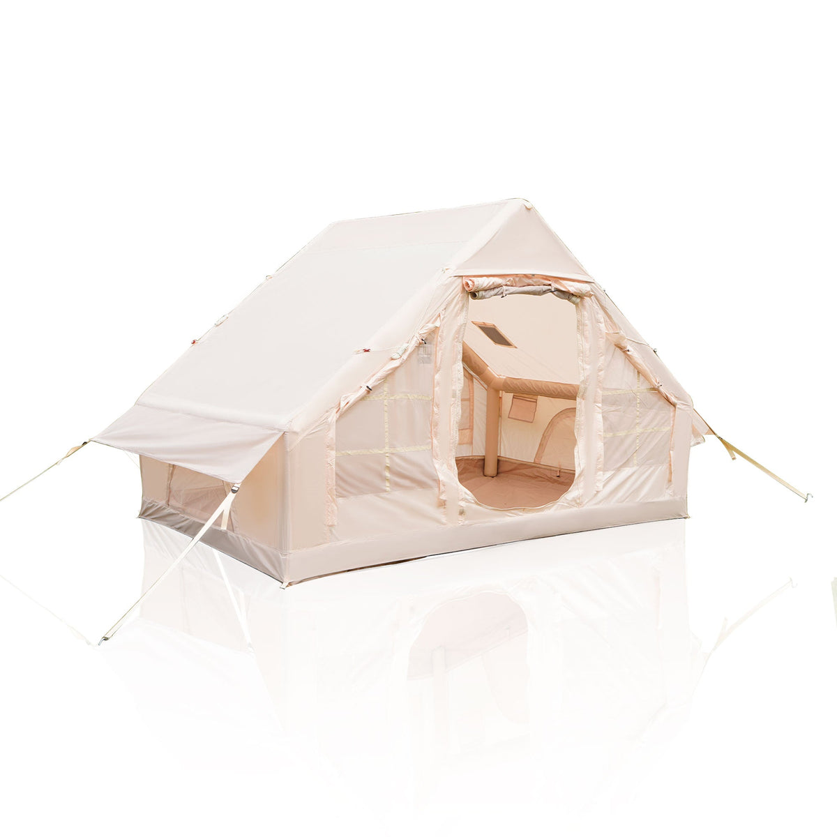Inflatable Camping Tent with Hand Pump – Durable Oxford Fabric Outdoor Shelter