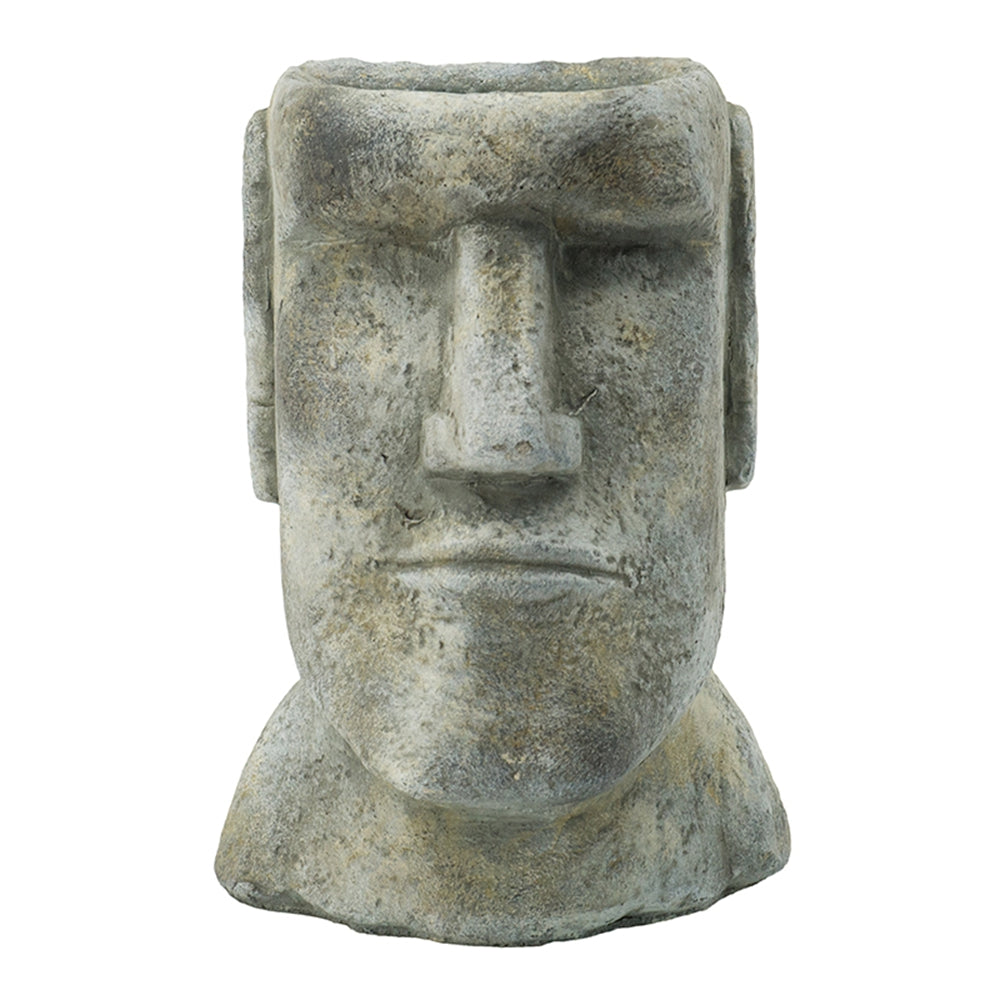 Easter Island Cement Planter