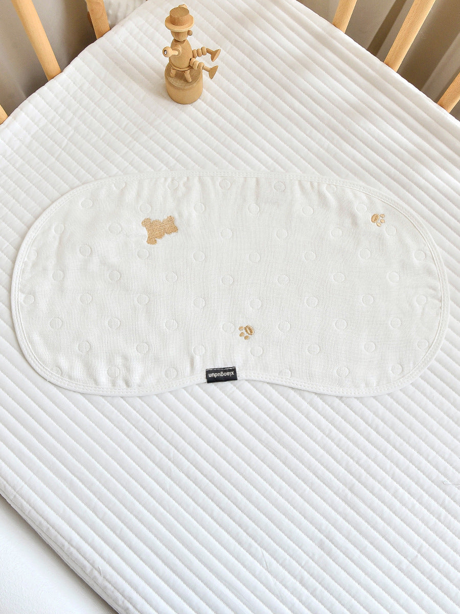 Baby Burp Cloth Shoulder Towel Gauze Pillow And Bib
