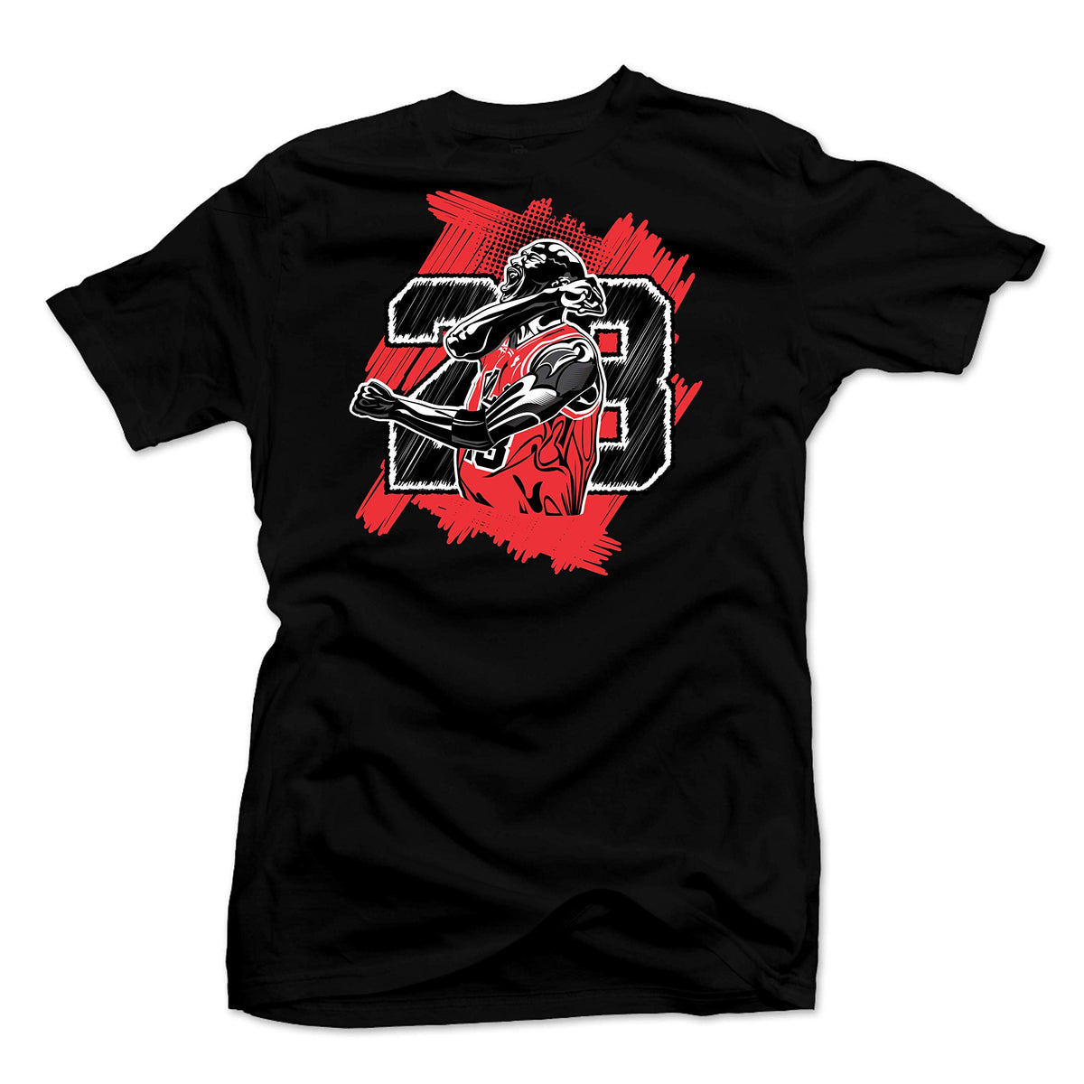 SNELOS Sneaker Matching Graphic T Shirt for Men Breathable Cotton Streetwear Tee Casual Style