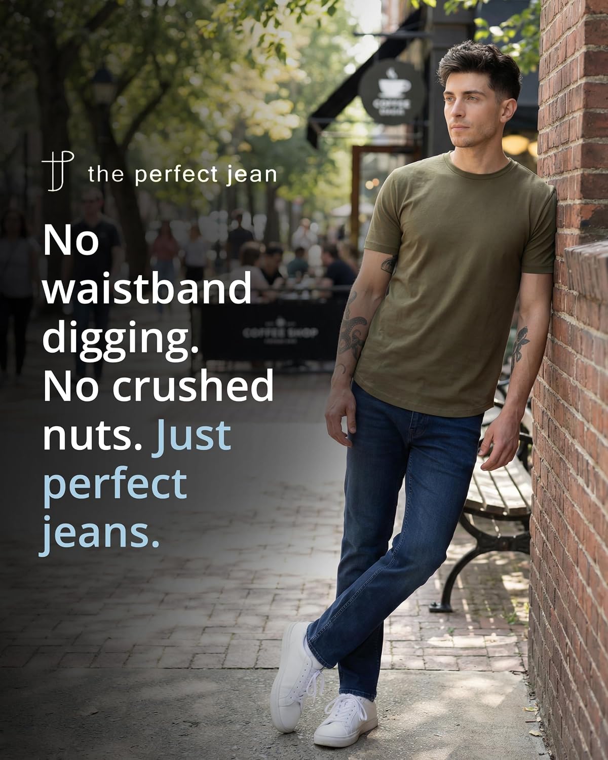 The Perfect Jean Thick Slim Fit 99% Cotton