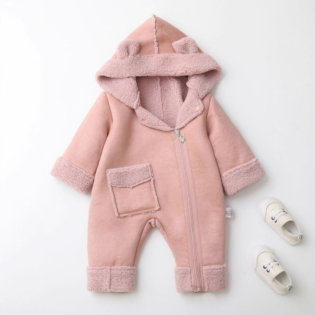 Winter Infant Fleece-lined Jumpsuit Baby