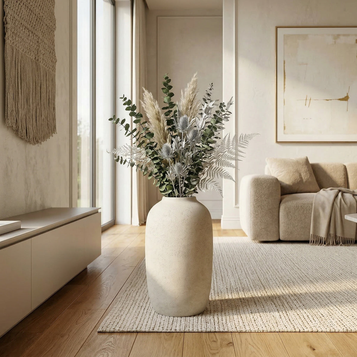 Large Round Concrete Planter
