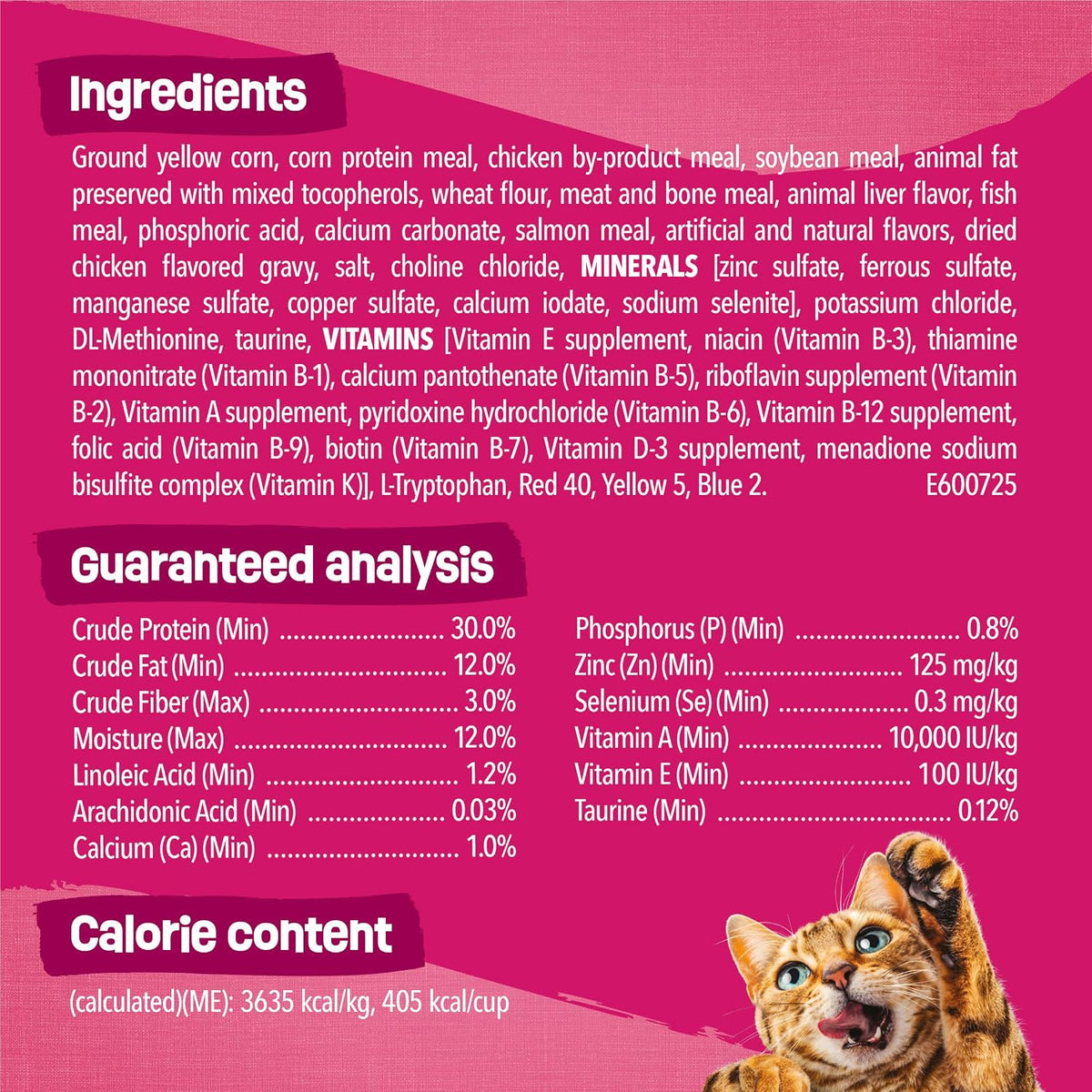 Friskies Purina Gravy Swirlers Dry Cat Food, Chicken & Salmon, 22 lb Bag