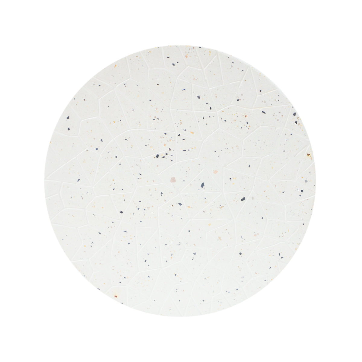 Outdoor Terrazzo Concrete Drum End Table