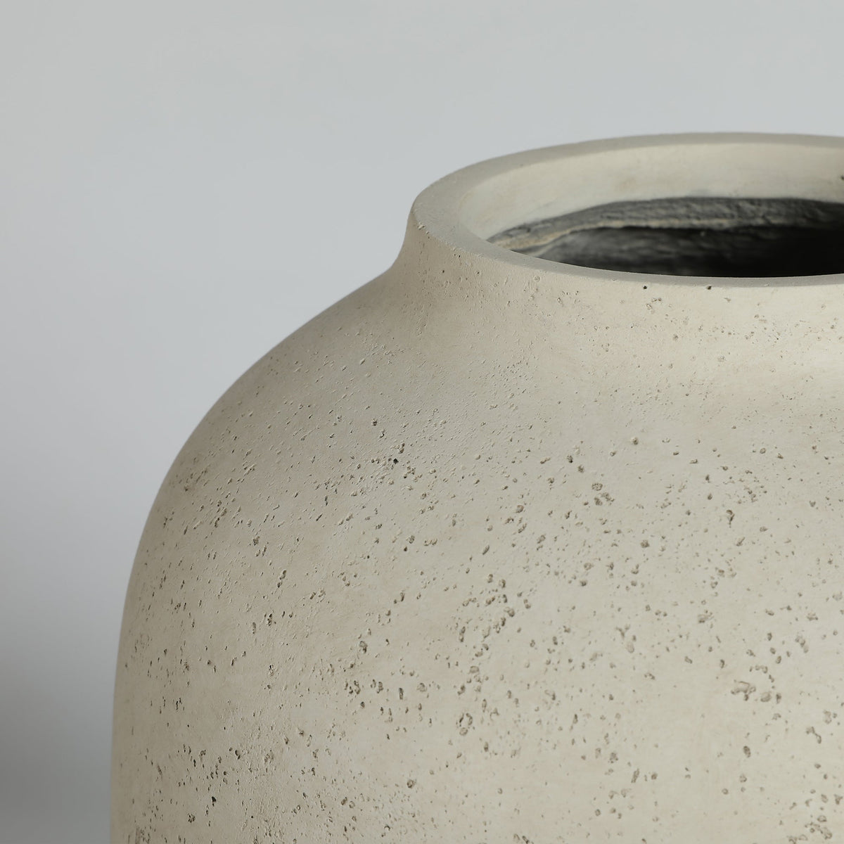 Large Round Concrete Planter