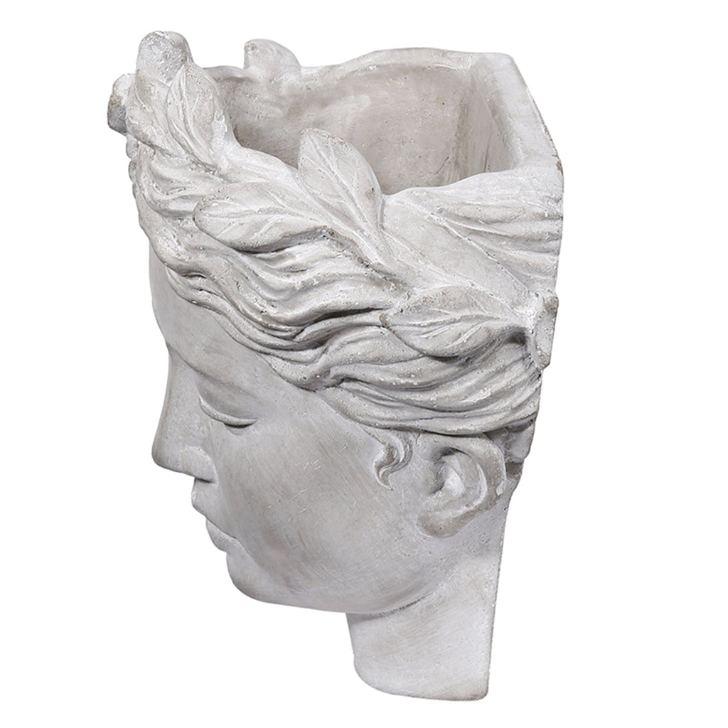Visage Cement Wall Planter Vase - Small