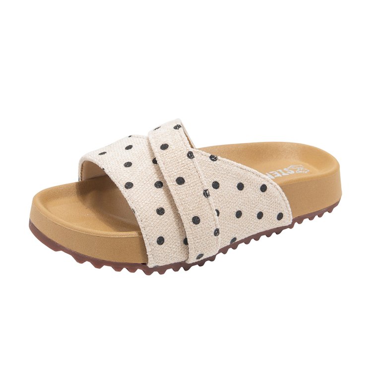Girls' Polka Dot Flip Flops Summer New Design Children's Sandals Baby Girls' Slippers