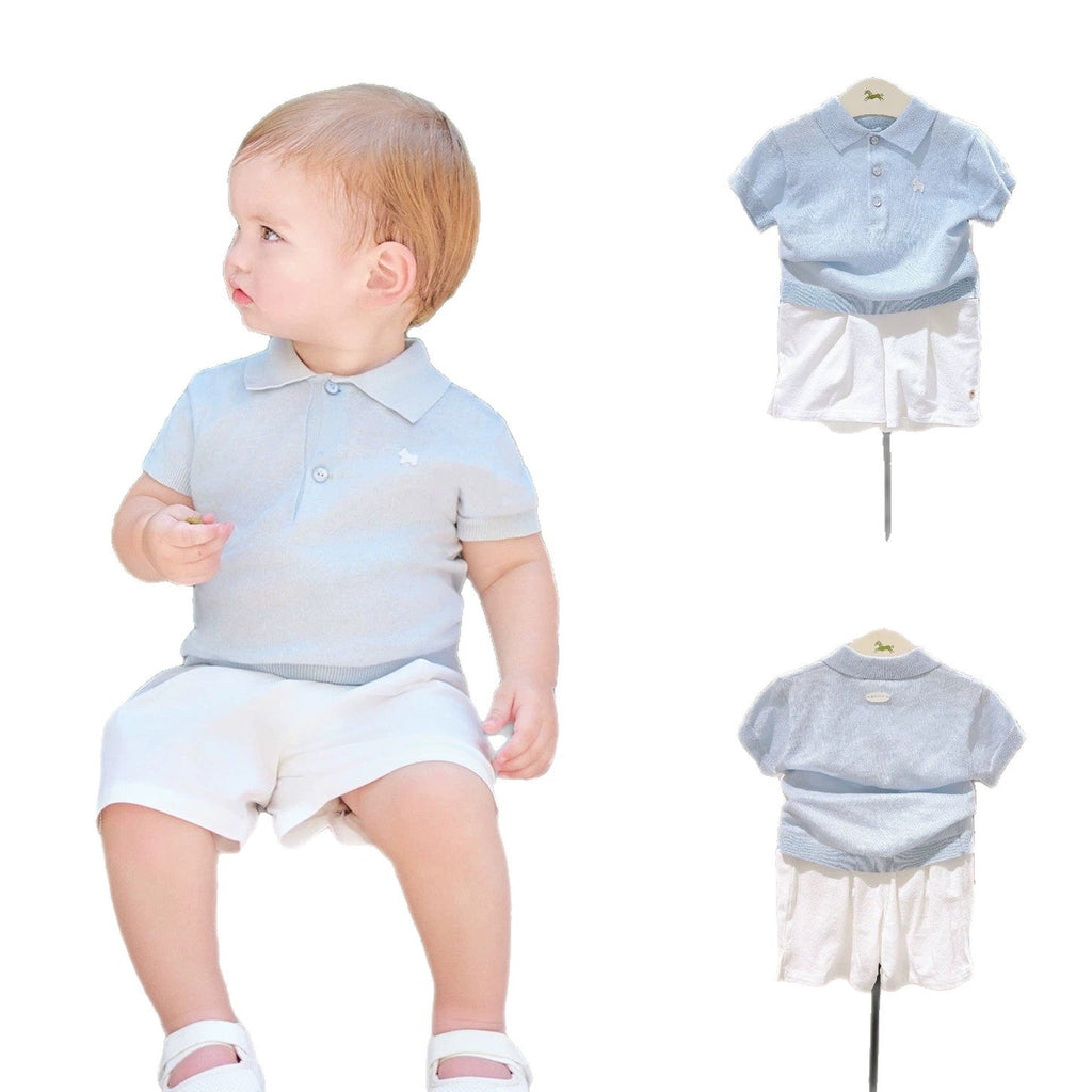 Summer-style Children's Simple Lapel Casual