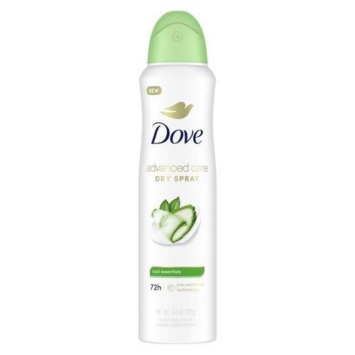 Dove Advanced Care Antiperspirant Deodorant Dry Spray Cool Essentials For Helping Your Skin Barrier Repair After Shaving With Pro Ceramide Technology 3.8 Oz