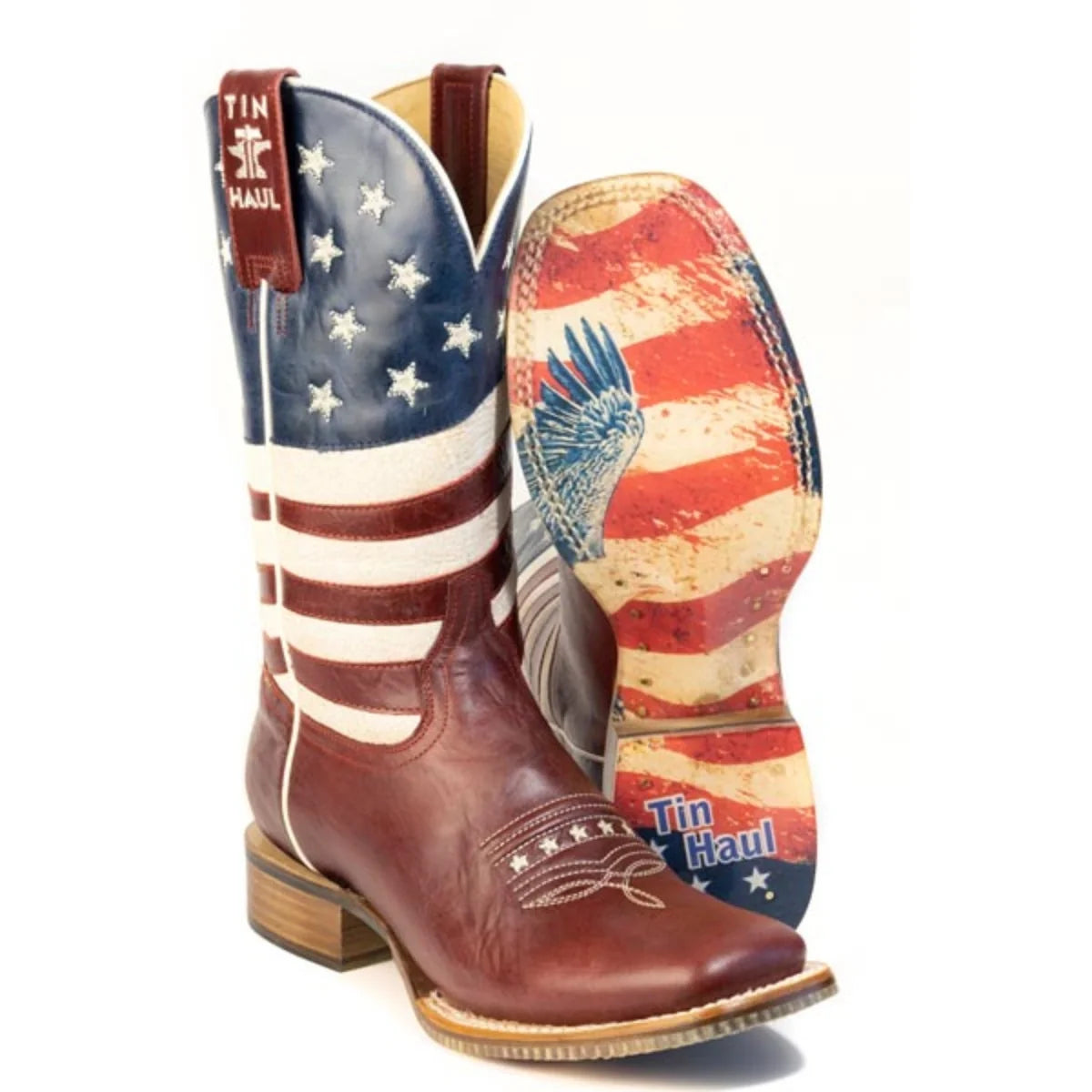 Tin Haul USA 1776-2026 - Women's Leather Cowgirl Boot
