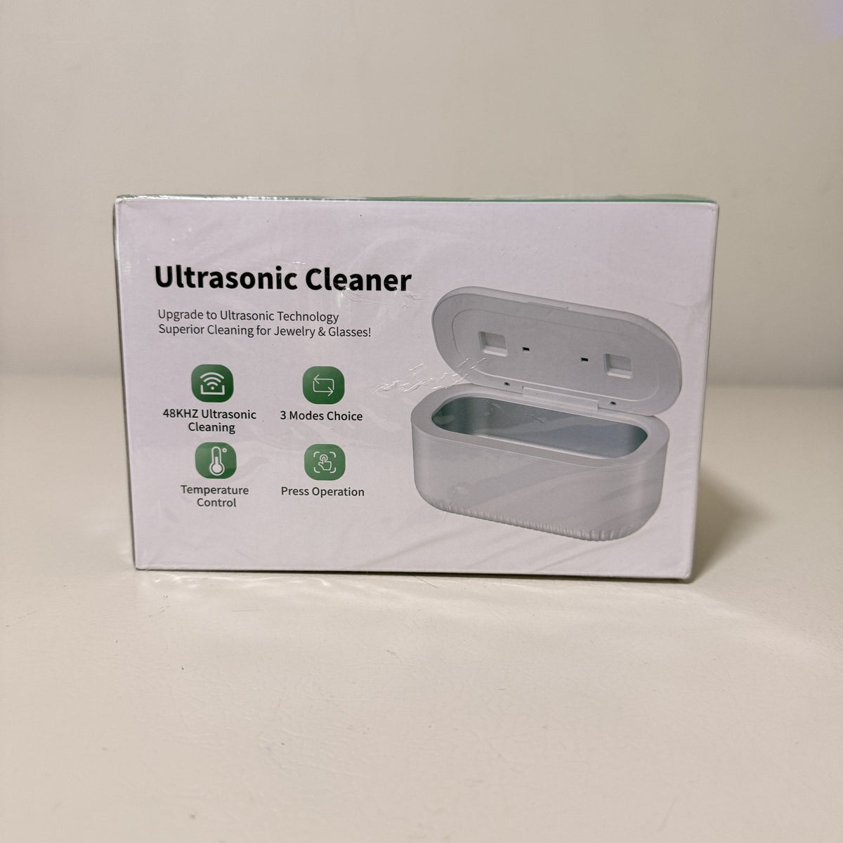 Ultrasonic Jewelry Cleaner with UV-C Light, 350 mL, GH-UC127