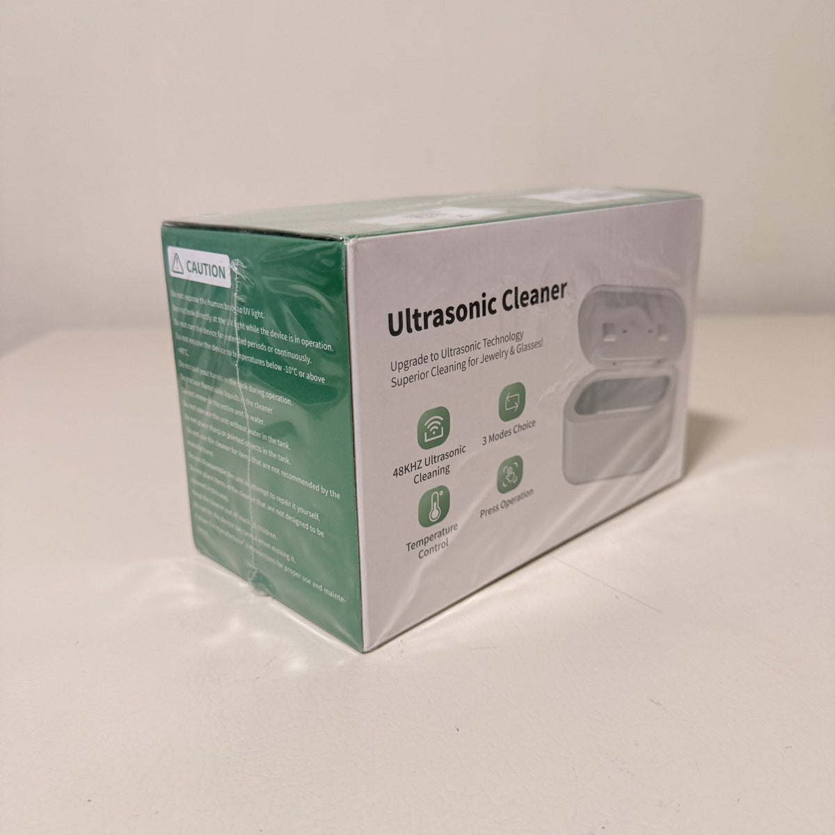 Ultrasonic Jewelry Cleaner with UV-C Light, 350 mL, GH-UC127