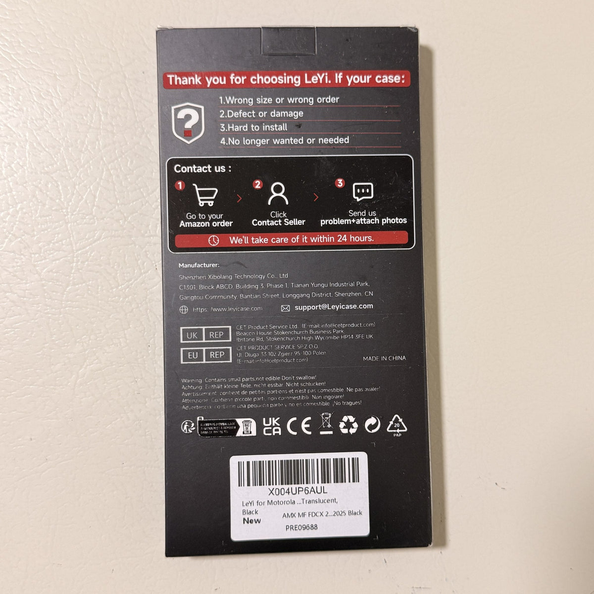 Moto G 5G 2025 Case with 2 Screen Protectors, Magnetic Ring, Black
