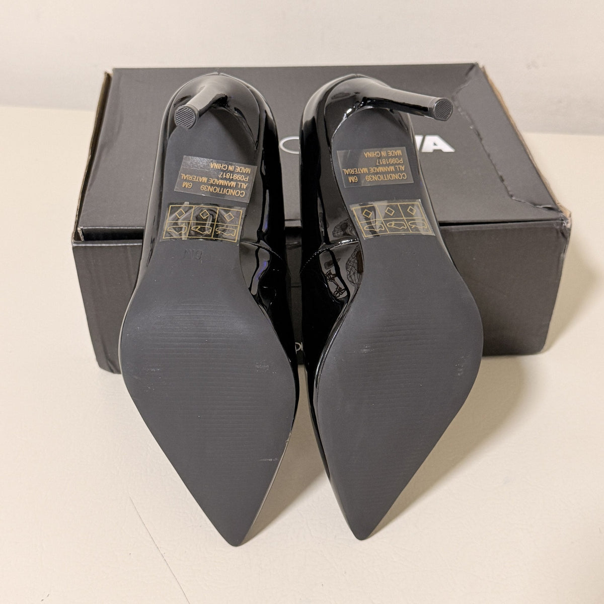 Fashion Nova Always A Classic Stiletto Pumps, Women's US 6, Black