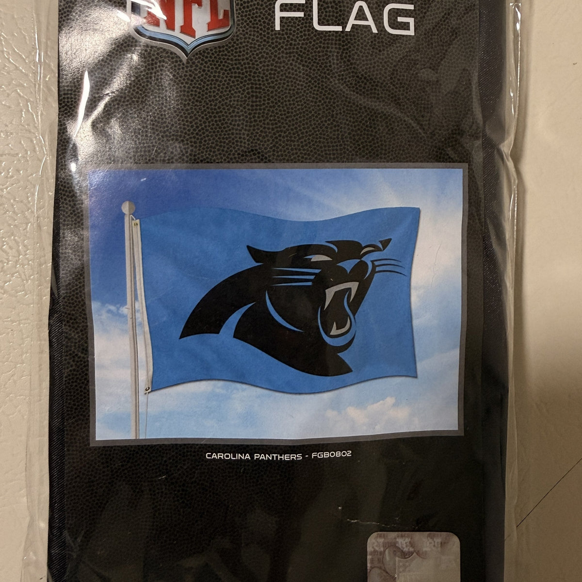 Rico Industries NFL Carolina Panthers 3 x 5 ft Banner Flag, FGB0802