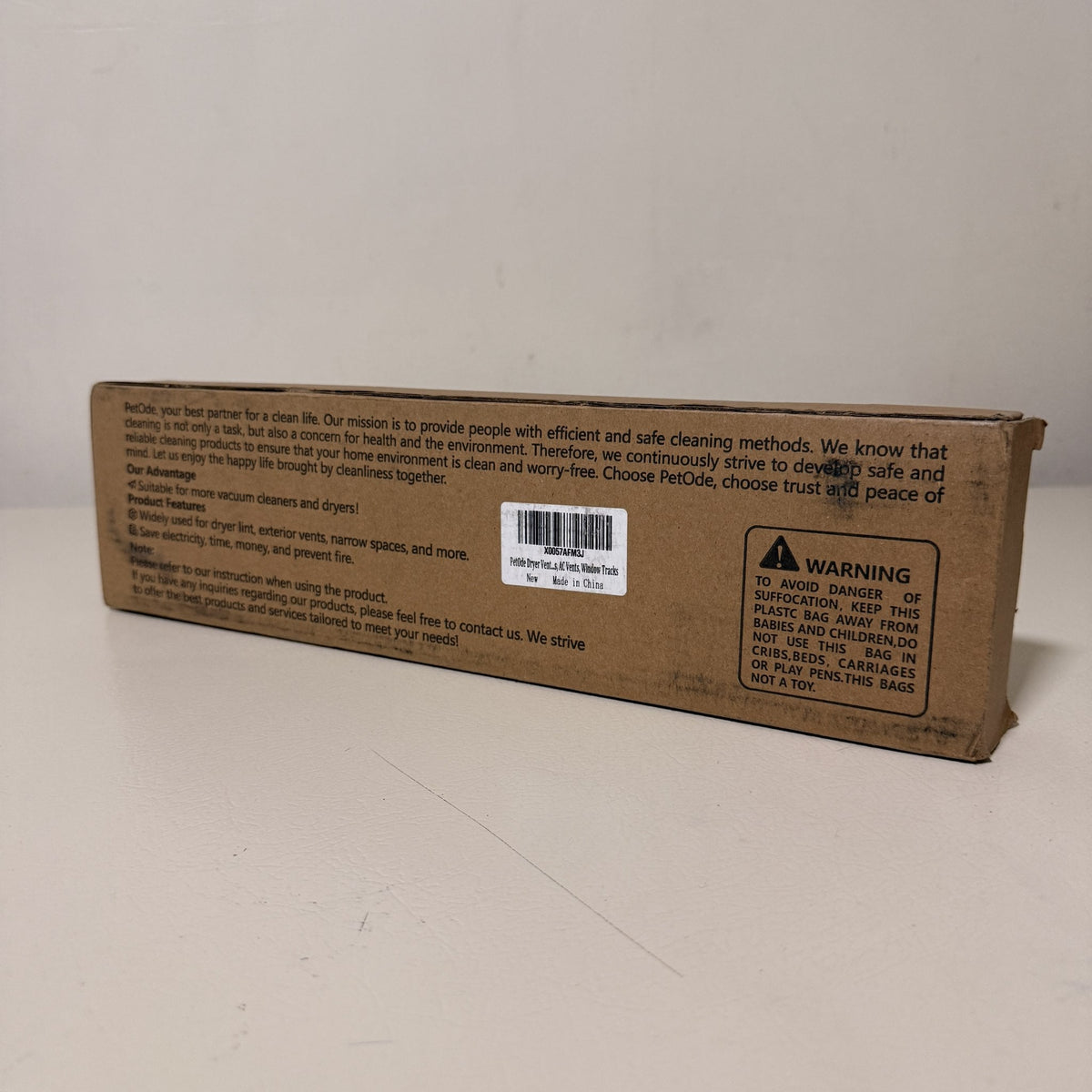 Dryer Vent Cleaner Kit, Vacuum Hose Attachment, 5 Piece, Blue