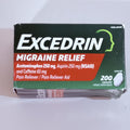 Excedrin Migraine Relief, 200 Caplets, Exp 06/2028