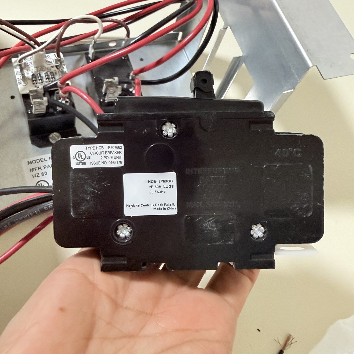 Rheem Protech RXBH-1724A10J-B 10kW Heater Kit with 60A Breaker