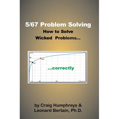 5/67 Problem Solving: How to solve Wicked Problems...correctly - Paperback