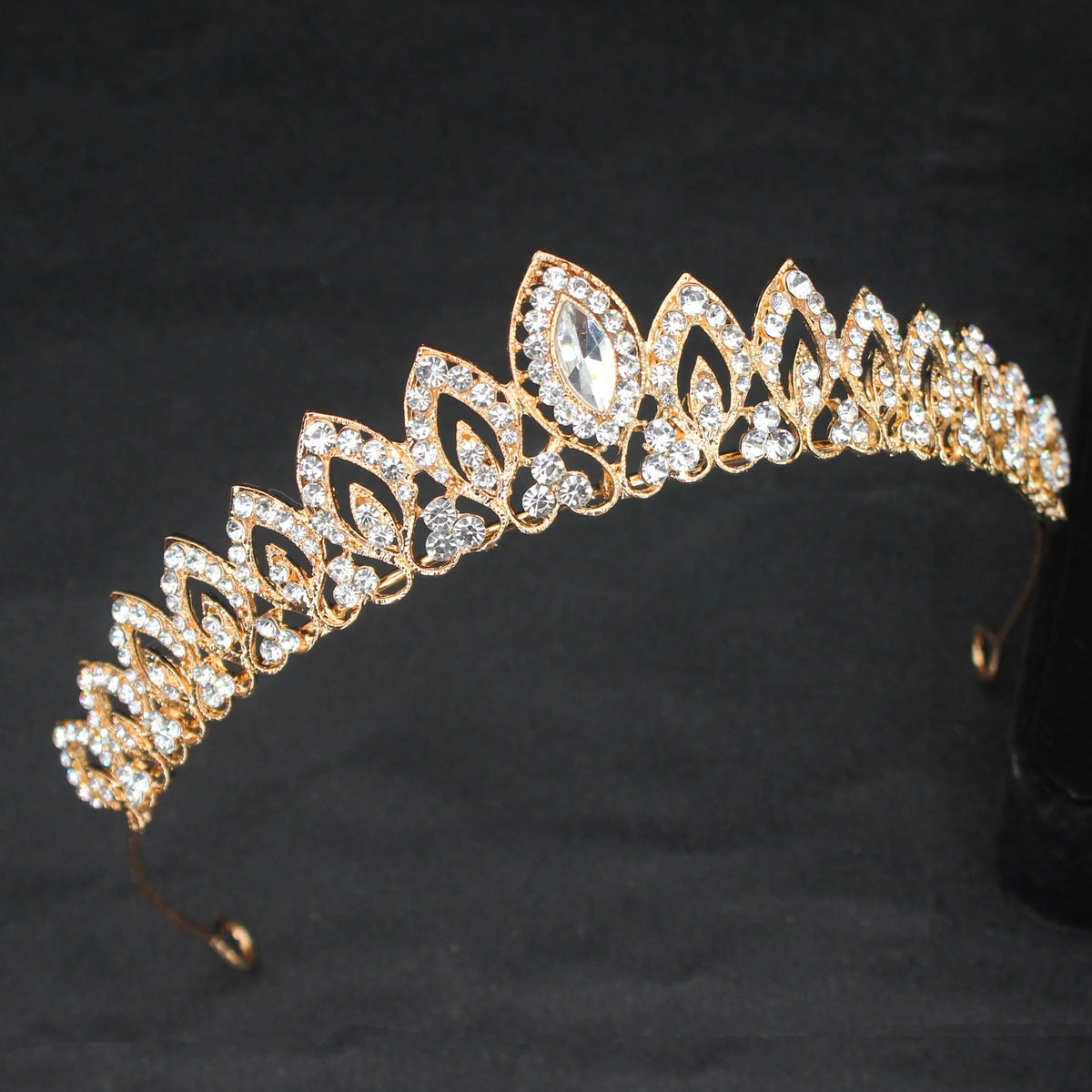 Bridal Rhinestone Tiara Crown for Weddings, Prom & Pageants