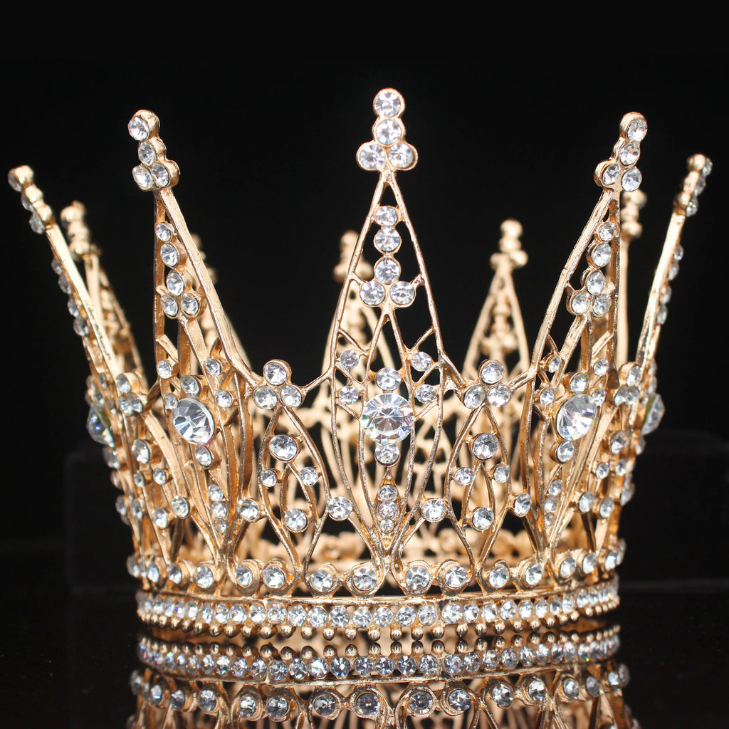 Bridal Rhinestone Tiara Crown for Weddings, Prom & Pageants
