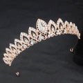 Bridal Rhinestone Tiara Crown for Weddings, Prom & Pageants