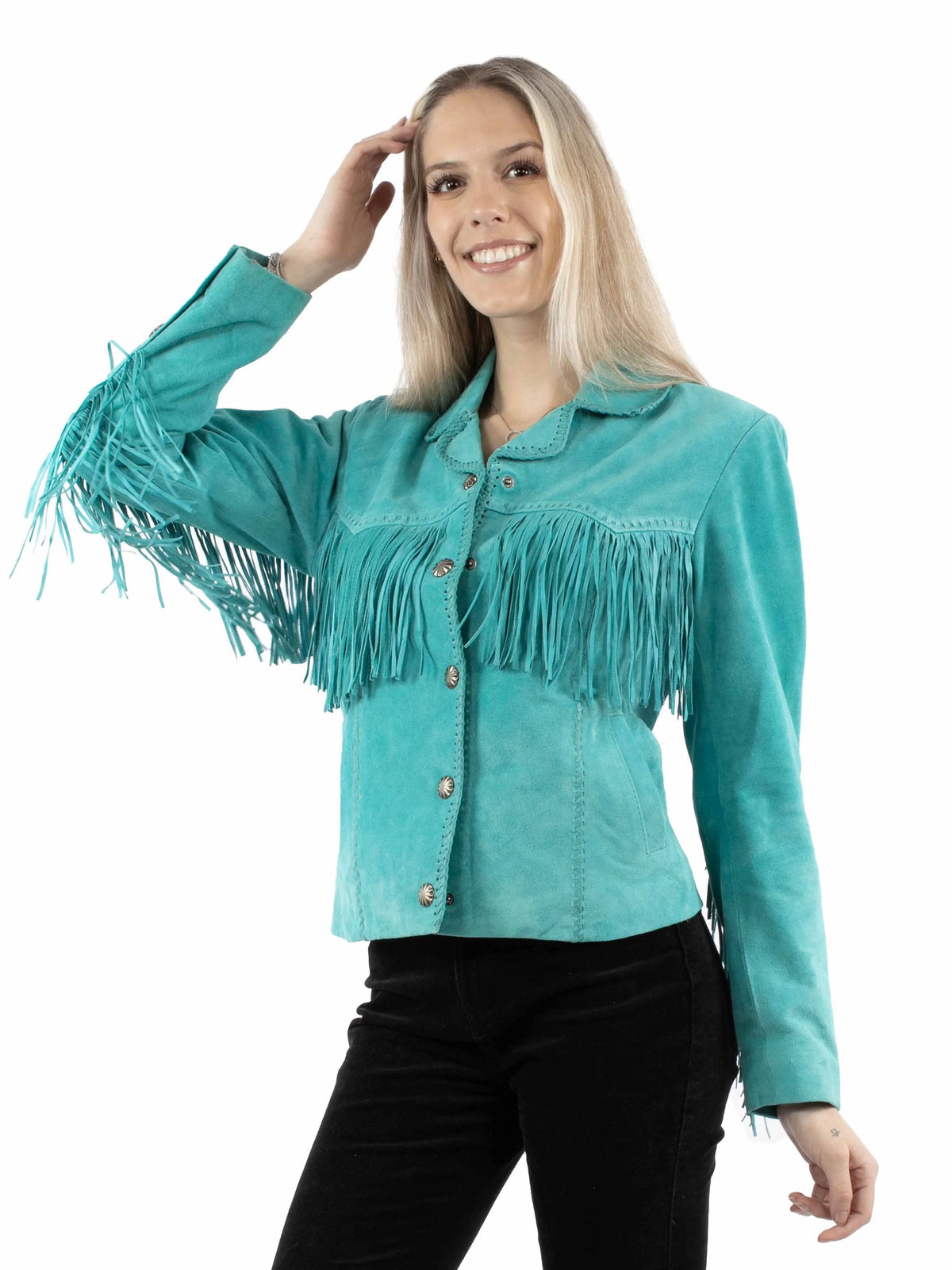 Scully Vintage Fringe - Women's Leather Jacket