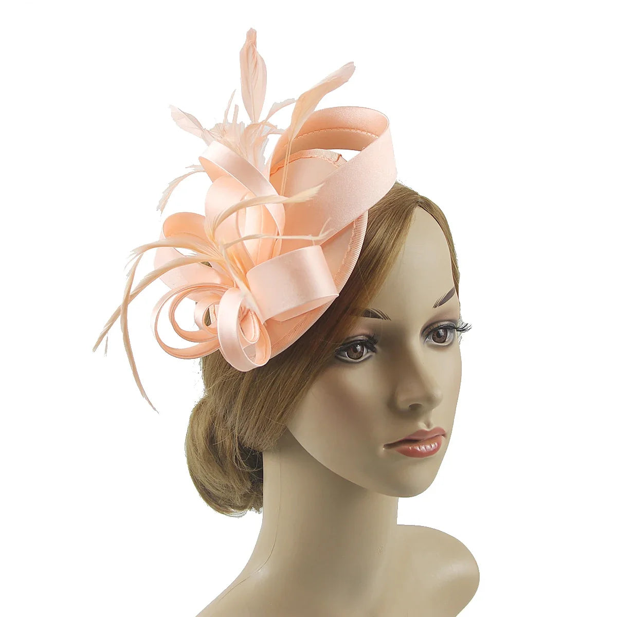 Women’s Feather Fascinator Hairband for Derby, Tea Parties & Events